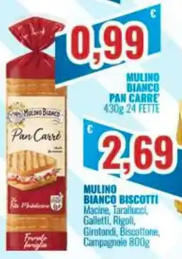 Paladini Otello Supermercato Mulino Bianco Pan Carre offerta