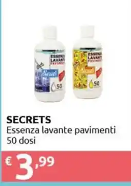 Smoll Secrets essenza lavante pavimenti offerta