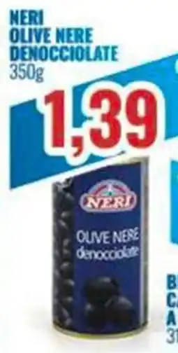 Paladini Otello Supermercato Neri olive nere denocciolate offerta