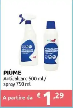 Smoll Piùme Anticalcare offerta