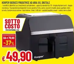 Galassia superstore Friggitrice ad aria XXL digitale Kooper offerta