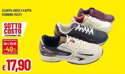Galassia superstore Scarpa unisex kappa running ricky offerta