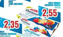 Paladini Otello Supermercato Milk Yogurt Cremoso Frutta offerta