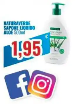 Paladini Otello Supermercato Naturaverde sapone liquido aloe offerta