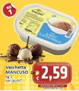 Paghi Poco Vaschetta Mancuso offerta
