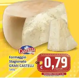 Paghi Poco Formaggio Stagionato Gran Castelli offerta