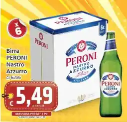 Paghi Poco Birra Peroni Nastro Azzurro offerta