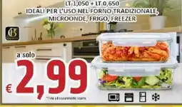Paghi Poco Contenitori in vetro B offerta