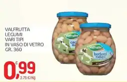 Carni e Affini Supermercati Valfrutta legumi vari tipi offerta