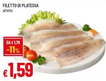 Filetto di platessa