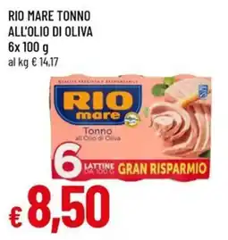 Galassia superstore Rio mare Tonno all'olio di oliva offerta