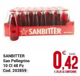 Centro Cash Sanbitter San Pellegrino offerta