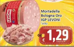 Paghi Poco Mortadella Bologna Oro IGP Levoni offerta