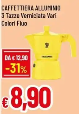 Galassia superstore Caffettiera alluminio offerta