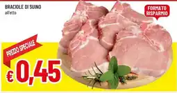 Galassia superstore Braciole di suino offerta
