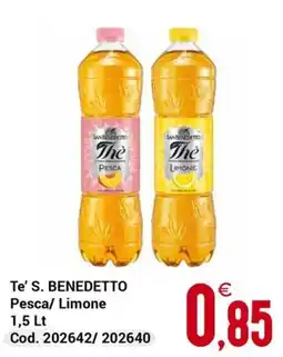 Centro Cash Te' S. BENEDETTO Pesca/ Limone offerta
