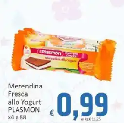 Paghi Poco Merendina Fresca allo Yogurt Plasmon offerta