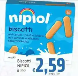 Paghi Poco Biscotti Nipiol offerta