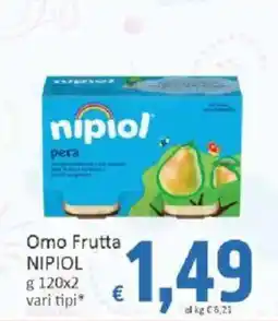 Paghi Poco Omo Frutta Nipiol pera offerta