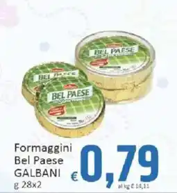 Paghi Poco Formaggini Bel Paese Galbani offerta
