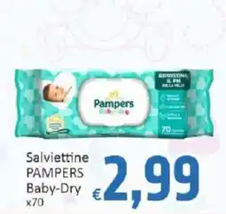 Paghi Poco Salviettine Pampers Baby-Dry offerta