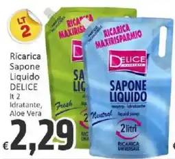 Paghi Poco Ricarica Sapone Liquido Delice offerta