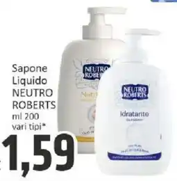 Paghi Poco Sapone liquido Neutro Roberts offerta
