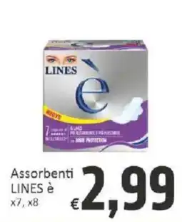 Paghi Poco Assorbenti Lines è offerta