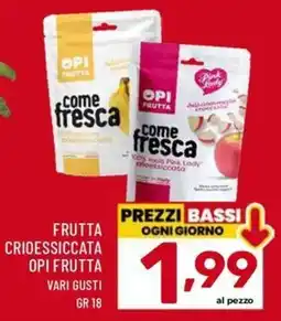 Il Centesimo Frutta crioesiccata Opi Frutta offerta