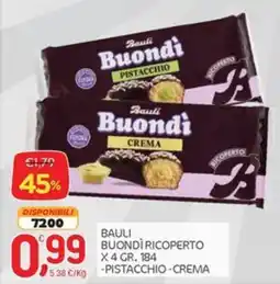 Carni e Affini Supermercati Bauli Buondì Ricoperto offerta