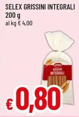 Galassia superstore Selex grissini integrali offerta