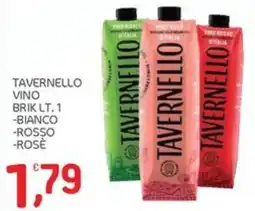 Carni e Affini Supermercati Tavernello vino offerta