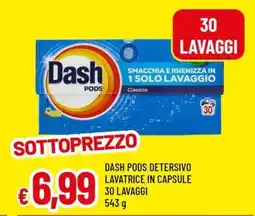 Galassia superstore Dash Pods detersivo lavatrice in capsule offerta