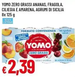 Galassia superstore Yomo zero grassi offerta