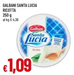 Galassia superstore Galbani Santa Lucia Ricotta offerta