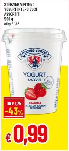 Galassia superstore Sterzing Vipiteno Yogurt intero offerta