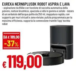 Galassia superstore Eureka robot aspira e lava offerta