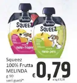 Paghi Poco Squeeze 100% Frutta Melinda offerta