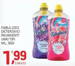 Carni e Affini Supermercati Fabuloso detersivo pavimenti offerta