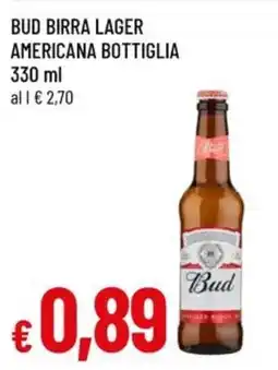 Galassia superstore Bud birra lager americana offerta