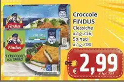 Paghi Poco Croccole Findus Classiche offerta