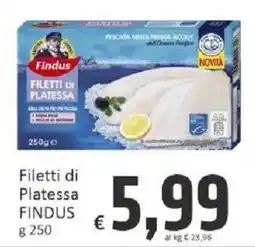 Paghi Poco Filetti di Platessa Findus offerta