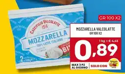 Il Centesimo Mozzarella Valcolatte offerta