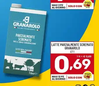 Latte parzialmente scremato Granarolo