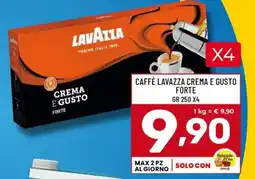 Il Centesimo Caffè Lavazza Crema e Gusto Forte offerta