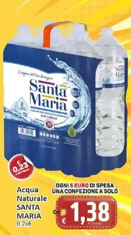 Paghi Poco Acqua Naturale Santa Maria offerta