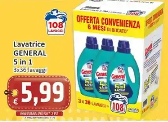Lavatrice General 5 in 1