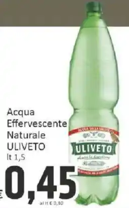 Paghi Poco Acqua Effervescente Naturale Uliveto offerta
