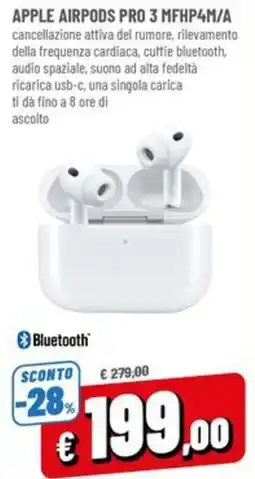 Galassia superstore Apple AirPods Pro 3 offerta