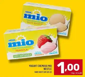 Yogurt cremoso mio Nestlé